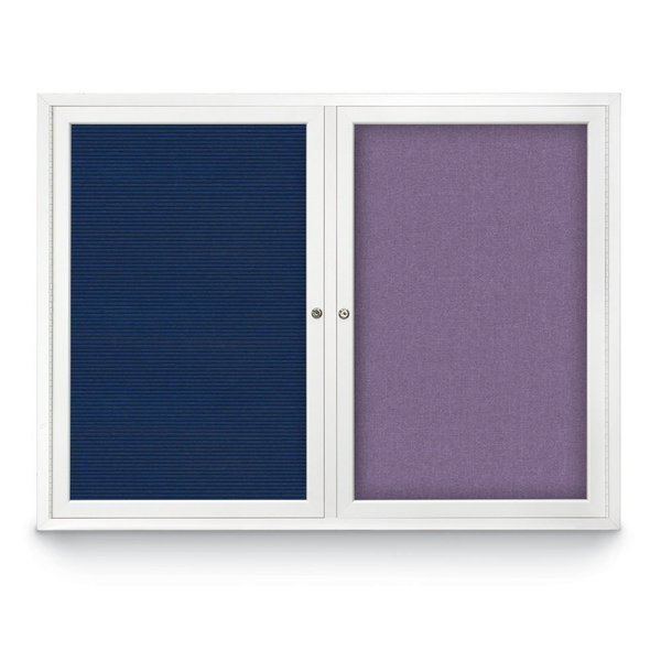Corkboard, Burgundy/Satin, 48